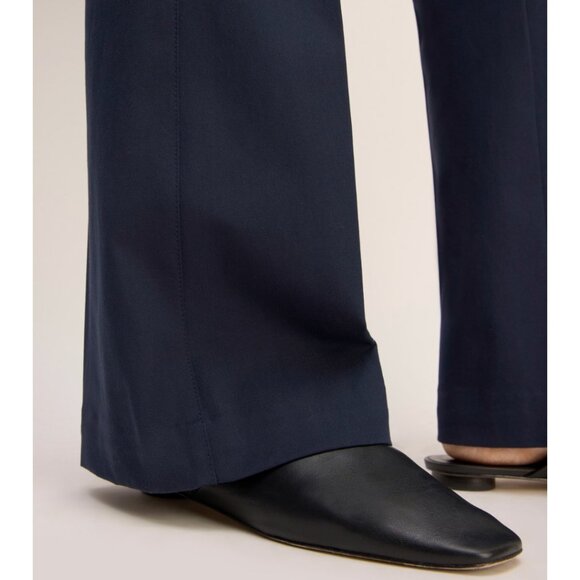NEW Everlane The Bi-Stretch Flare Pant Womens 2 Navy - Picture 4 of 12